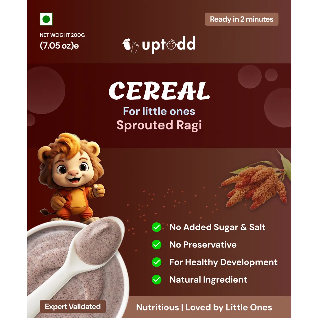 Sprouted Ragi Cereal  | 200gm