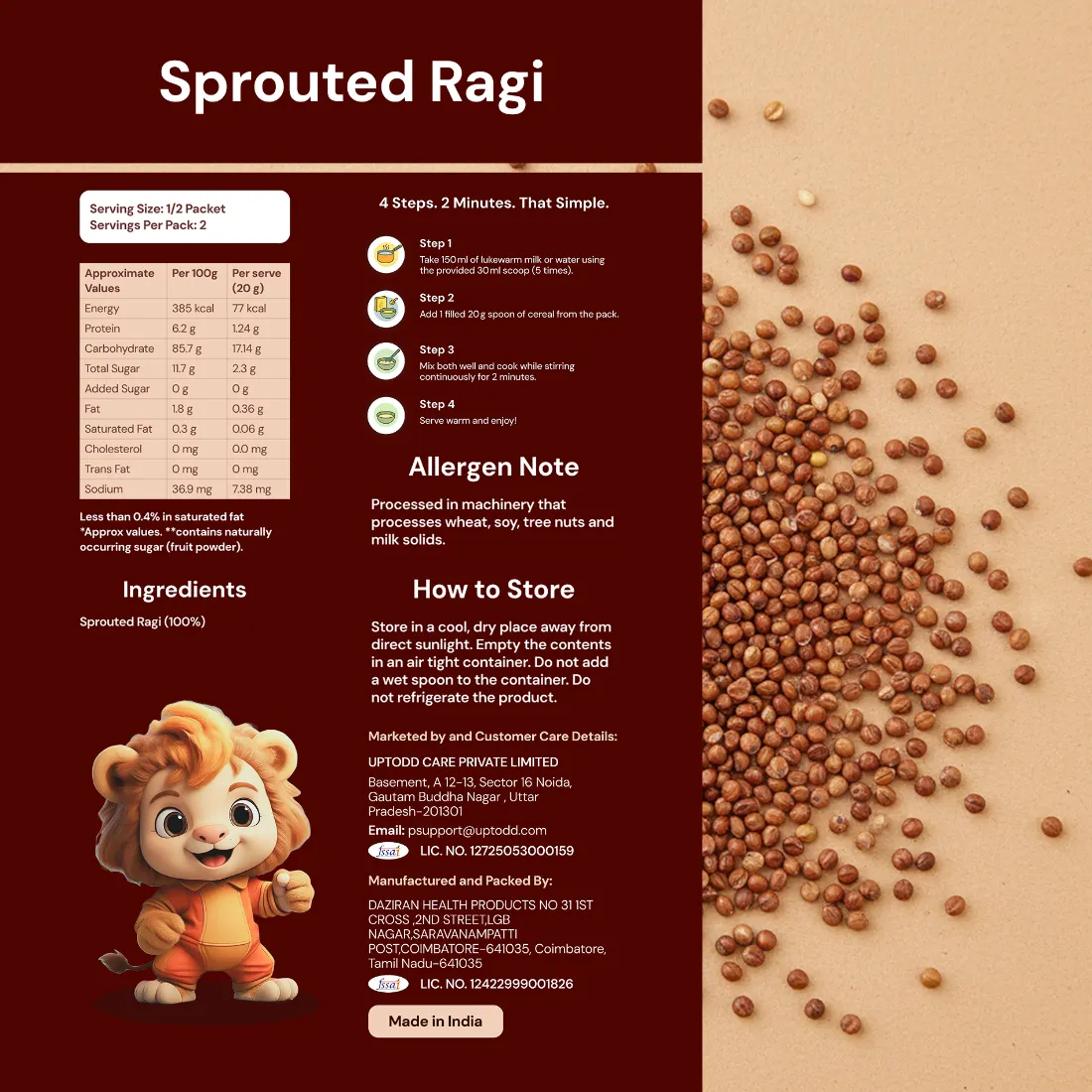 2 Minutes | Ready to Eat